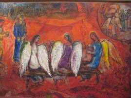 < 아브라함을 방문한 세 천사 >